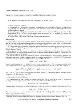 Strictly stable laws for multivariate residual lifetimes