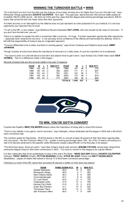 RECORD OF TEAMS THAT WIN THE TURNOVER BATTLE (LAST