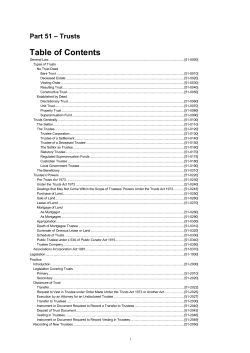 Land Title Practice Manual Part 51 - Trusts
