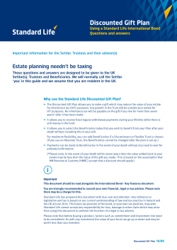 Discounted Gift Plan