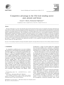 Competitive advantage in the UK food retailing sector: past, present