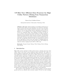 Efficient Data Structure for High Utility Pattern Mining from