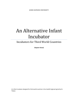 An Alternative Infant Incubator - JScholarship