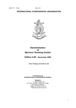 S49 - International Hydrographic Organization
