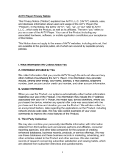 1 AirTV Player Privacy Notice This Privacy Notice (&ldquo;Notice&rdquo;) explains