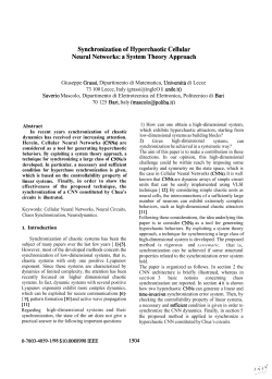 Synchronization of Hyperchaotic Cellular Neural Networks