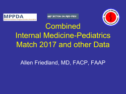 2017 Match Data - The National Med