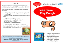 I can make &hellip; Play Dough