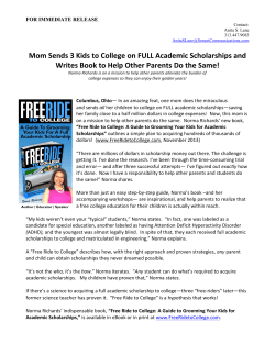 Free Ride Speaking Bio