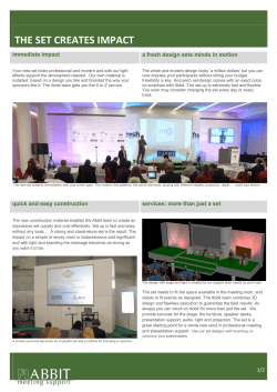 the set creates impact - ABBIT Meeting Innovators