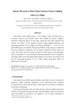 Species Diversity in Rock-Paper-Scissors Game