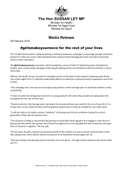 The Hon SUSSAN LEY MP Media Release