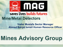 Mine/Metal Detectors