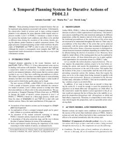 A Temporal Planning System for Durative Actions of PDDL2.1