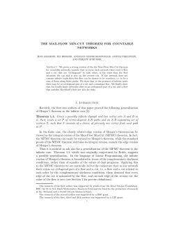 The Max-Flow Min-Cut Theorem for Countable Networks