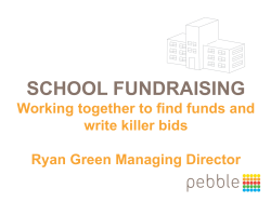 Pebble Fundraising - Schools North East