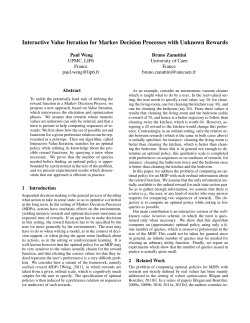 Interactive Value Iteration for Markov Decision