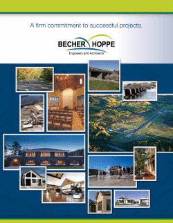 A firm commitment to successful projects.