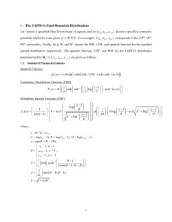 J-QPD Parameterizations - The Metalog Distributions