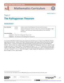 Grade 8 Mathematics Module 3, Topic C, Overview