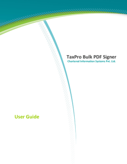 User Guide - Chartered Information Systems Pvt. Ltd.