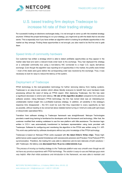 US based trading firm deploys Tradecope to increase hit