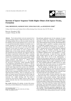 Increase of Spacer Sequence Yields Higher Dimer (Fab