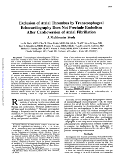 After Cardioversion of Atrial Fibrillation