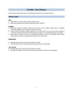 CS 3340 &ndash; Test 3 Review