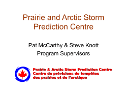 Prairie and Arctic Storm Prediction Centre