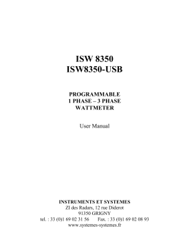 3 Phase Measurements (Unbalanced Networks)
