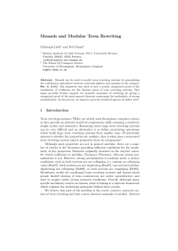 Monads and Modular Term Rewriting - informatik.uni