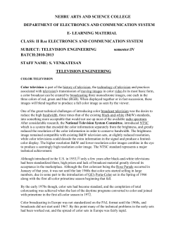 color television - E