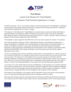 Press Release_Myanmar-EU Helpdesk_ENG