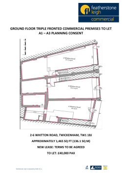 ground floor triple fronted commercial premises to let a1 – a3