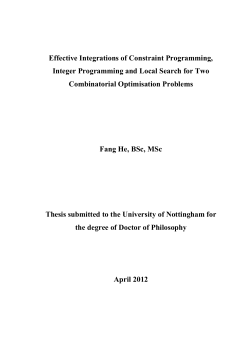Effective Integrations of Constraint Programming, Integer