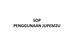 sop penggunaan jupem2u