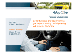 Legal Barriers and opportunities for experimenting and - adaptive-ip