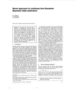 Novel approach to nonlinear/non-Gaussian Bayesian state