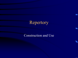 Repertory - Faculty of Homeopathy