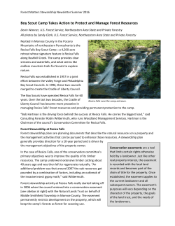 Boy Scout Camp Takes Action to Protect and