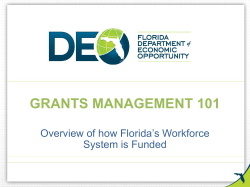 GRANTS MANAGEMENT 101