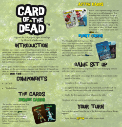 Introduction The Cards Game Set Up Your Turn Components