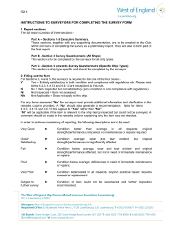 r2.1 instructions to surveyors for completing the survey form