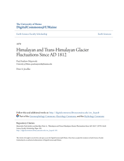Himalayan and Trans-Himalayan Glacier Fluctuations Since AD 1812