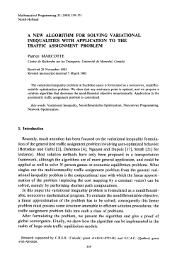A new algorithm for solving variational inequalities with application