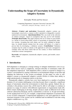 Understanding the Scope of Uncertainty in Dynamically Adaptive
