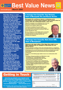 merseytravel Best Value - Merseyside Fire and Rescue Service