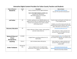 FCS Interactive Digital Content Providers