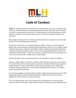 Code of Conduct - Major League Hacking